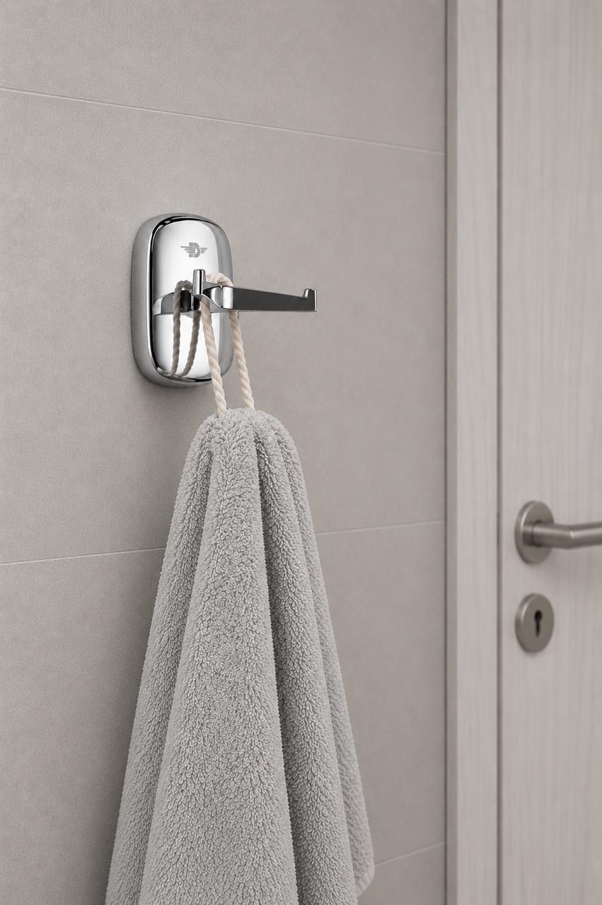 Delight Bathroom Accessories Set 116 silver color