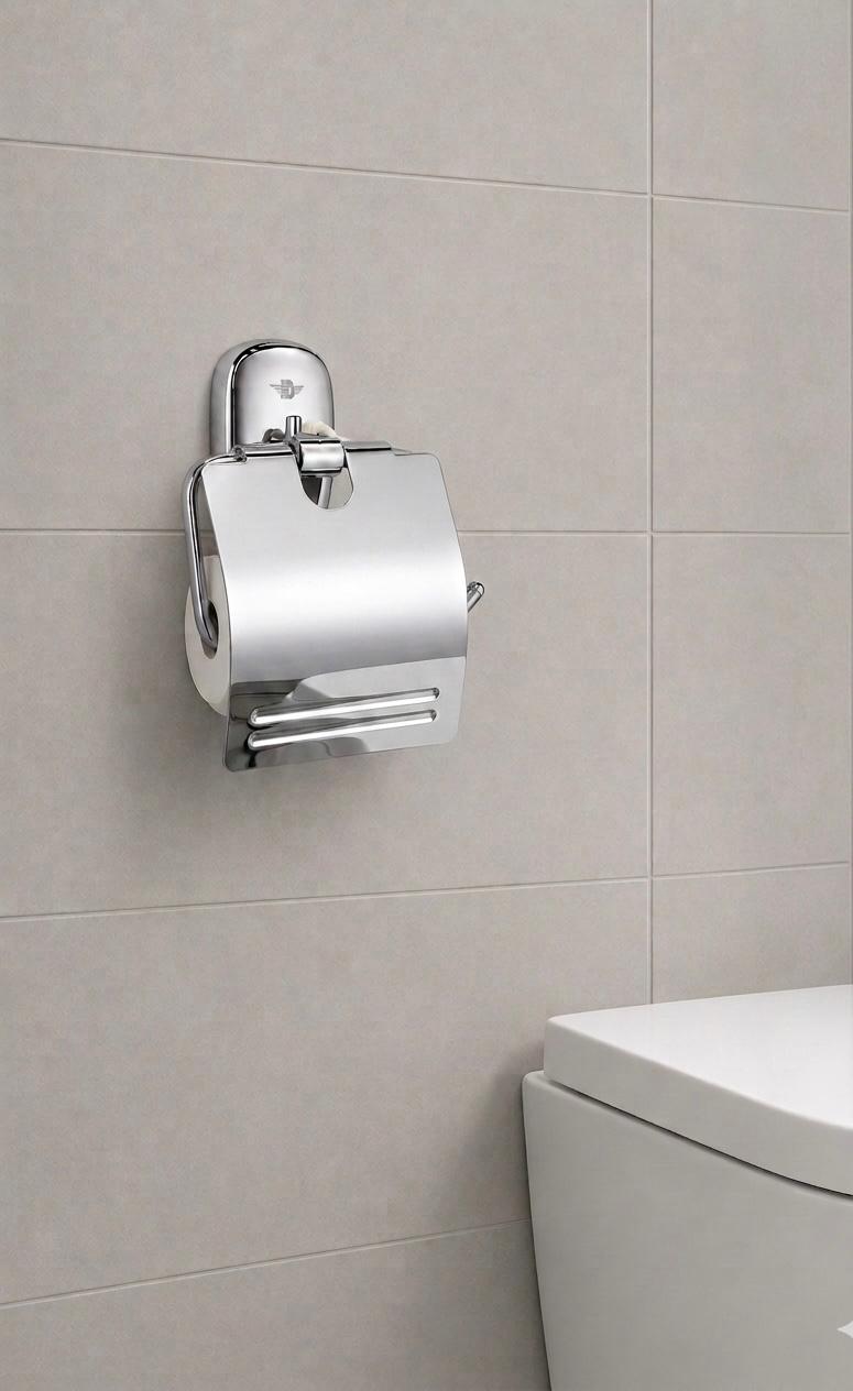Delight Bathroom Accessories Set 116 silver color