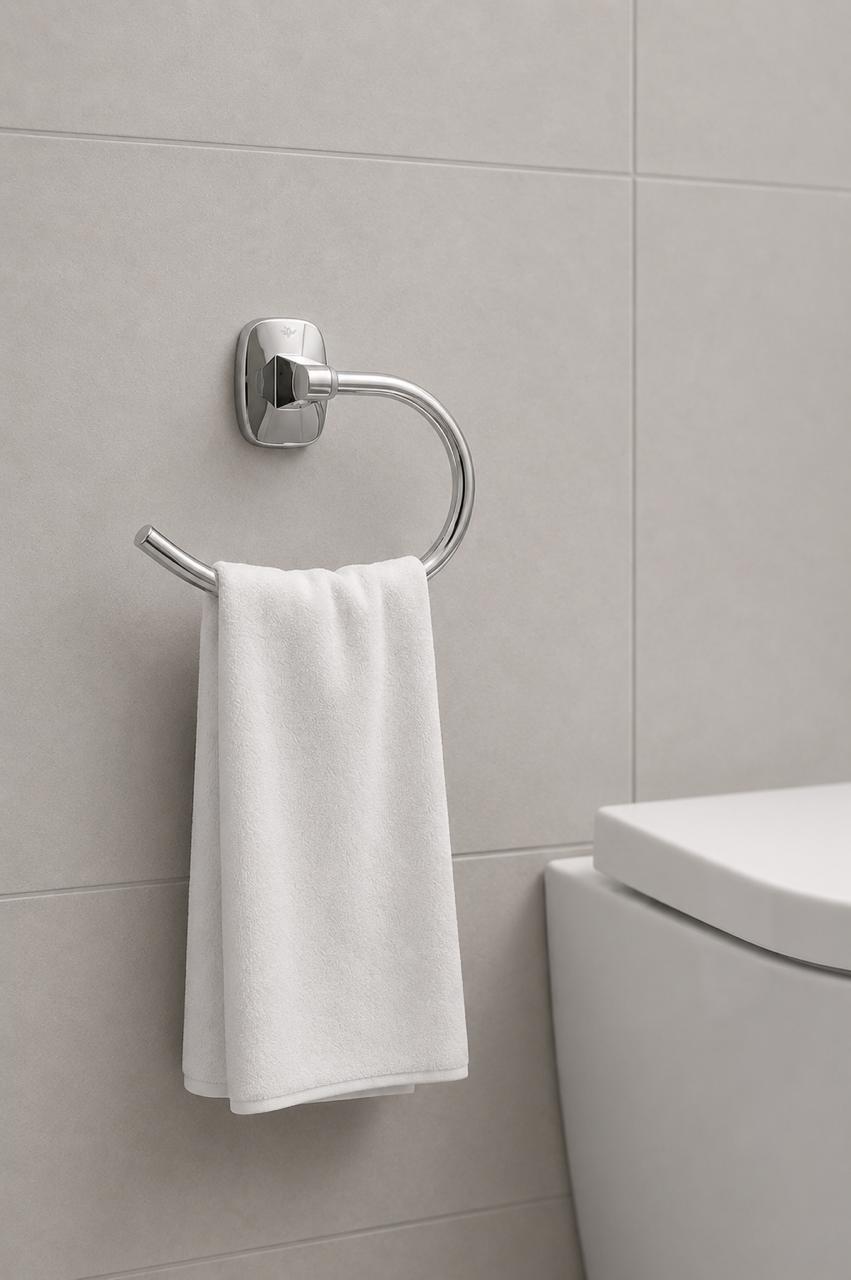 Delight Bathroom Accessories Set 116 silver color