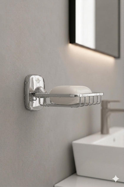 Delight Bathroom Accessories Set 116 silver color