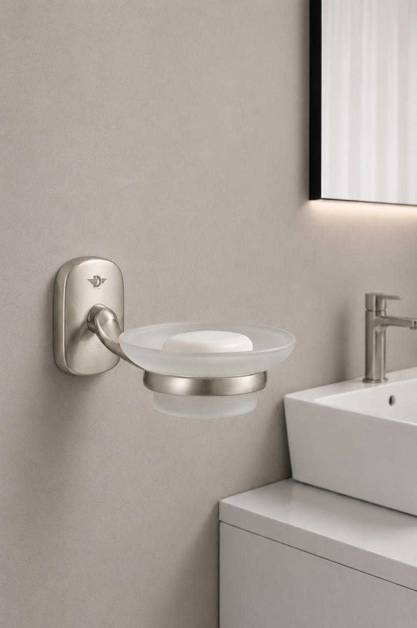 Delight Bathroom Accessories Set 116 gray color