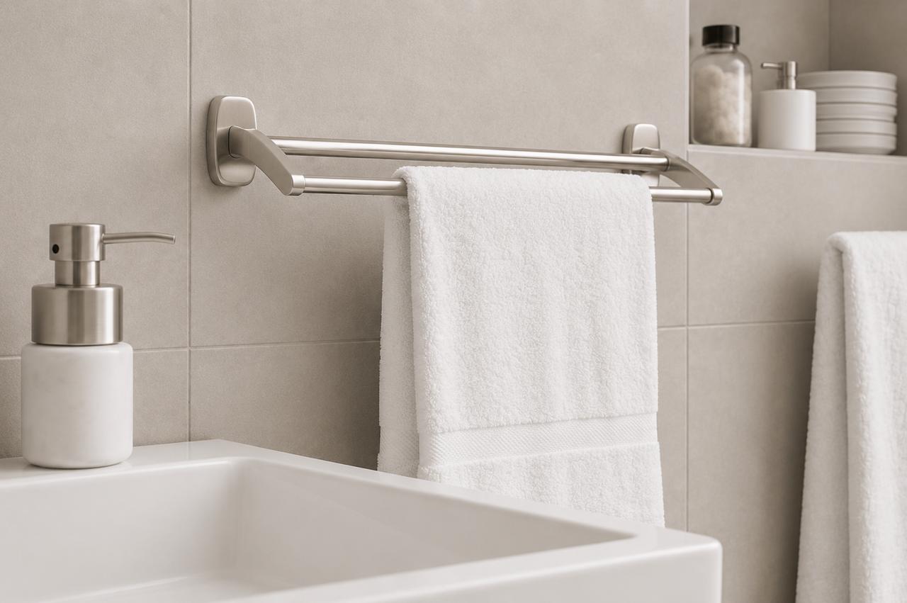 Delight Bathroom Accessories Set 116 gray color