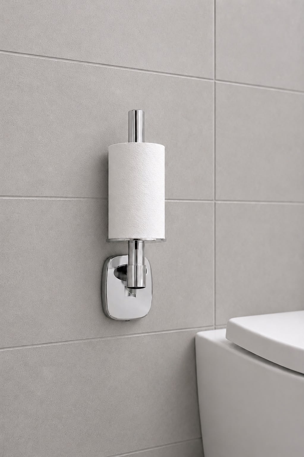 Delight Bathroom Accessories Set 116 silver color