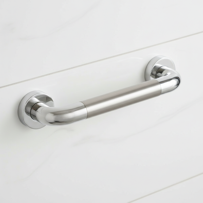 Two-Tone Bathtub Handle - Matte Center with Shiny Ends