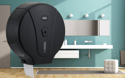 VIALLI Paper Towel Dispenser – Acrylic | Black & White | Model MJ1